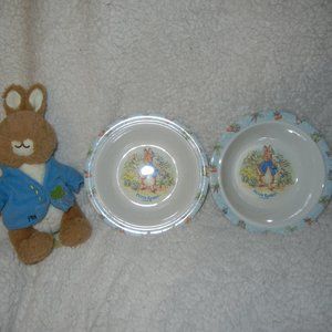 Beatrix Potter Melamine Bowl Set & Plush